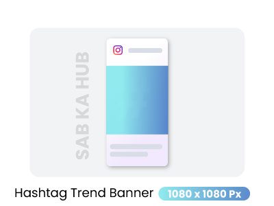 Hashtag Trend Banner
