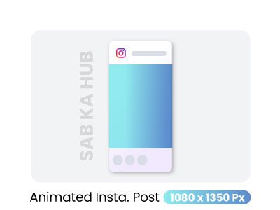 Animated Instagram Post