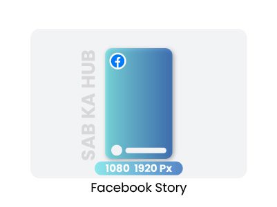 Full-screen vertical Facebook Story template