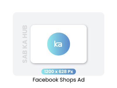 Product promotion ad for Facebook Shops