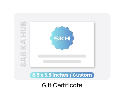 Attractive gift certificate voucher design for businesses