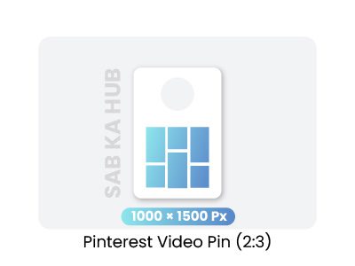 Vertical 2:3 video pin for Pinterest