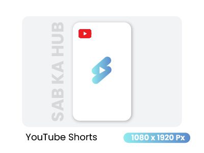 Vertical video template for YouTube Shorts
